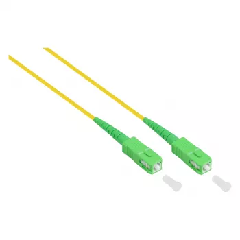 Alcasa LW-S903LASA Kabel światłowodowy 3 m LC/APC SC/APC FTTH G.652D Żółty (LW-S903LASA)