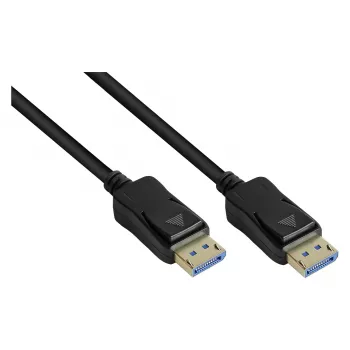Kabel DisplayPort 2.0, 54 Gbit/s, UHBR 13.5, 4K @240Hz / 8K @60Hz, przewód miedziany, czarny, 2m, Good C (DP20-020)