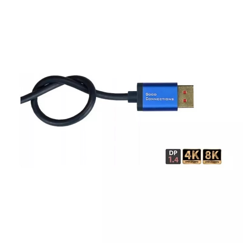 Kabel Alcasa SmartFLEX - 5 m - DisplayPort - DisplayPort - Męski - Męski - 7680 x 4320 Pikseli (4814-SF050B)