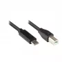 Good Connections 2510-CB005 - 0,5 m - USB C - USB B - USB 2.0 - 480 Mbit/s - czarny