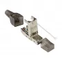 Good Connections GC-N0147 - RJ-45 - Czarny - Srebrny - Przezroczysty - Męski - prosty - Cat6a - S/UTP (STP)