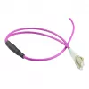 Alcasa LW-P820LC4 Kabel światłowodowy 20 m LC/UPC OM4 Cappuccino - Fioletowo - Biały (LW-P820LC4)