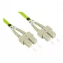 Alcasa LW-803SC5 Kabel światłowodowy 3 m LSZH OM5 SC zielony (LW-803SC5)
