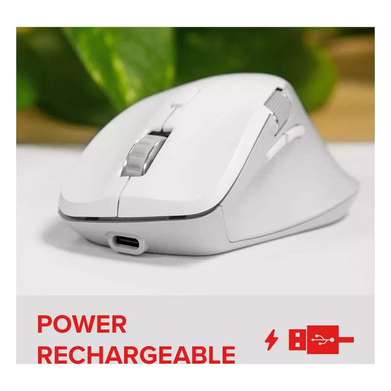 Mysz Speedlink LIBERA bezprzewodowa Bluetooth ładowalna cicha biała