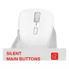 Mysz Speedlink LIBERA bezprzewodowa Bluetooth ładowalna cicha biała