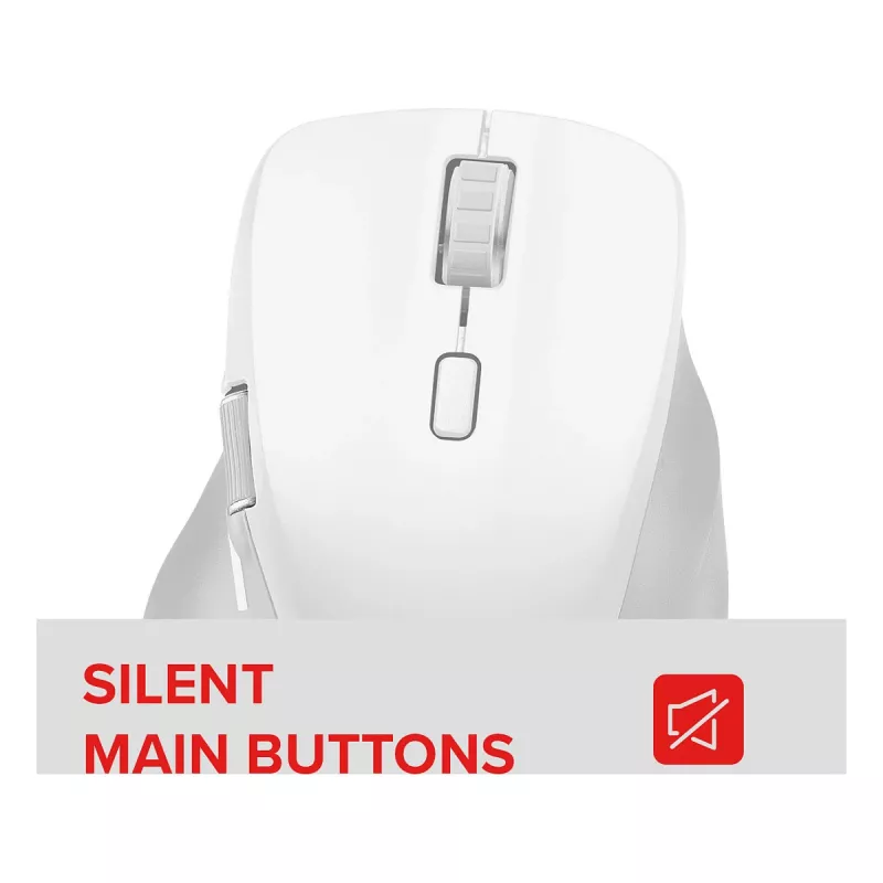 Mysz Speedlink LIBERA bezprzewodowa Bluetooth ładowalna cicha biała