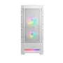 Obudowa PC Cougar COUGAR Airface RGB Midi Tower biała — 230×386×491 mm, obsługa 3×120/140 mm przód, 1×120 mm tył, dyski 2.5/3.5 cala