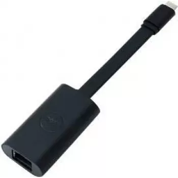 Dell - Adapter sieciowy - USB-C - Gigabit Ethernet - Czarny - do Latitude 5285 2-in-1, 5289 2-In-1, 7389 2-in-1, XPS 12 9250, 13 93XX, 15 95XX (50M44)