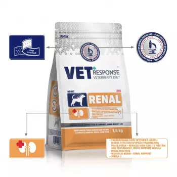 VET RESPONSE Renal - sucha karma dla psów - 1,6kg