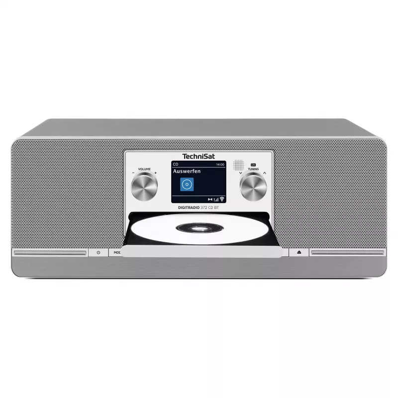 TechniSat DIGITRADIO 372 CD BT kuchenny analogowy i cyfrowy Antracyt, Srebrny