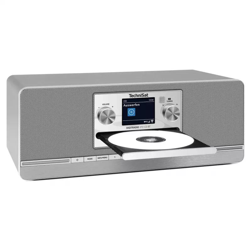 TechniSat DIGITRADIO 372 CD BT kuchenny analogowy i cyfrowy Antracyt, Srebrny