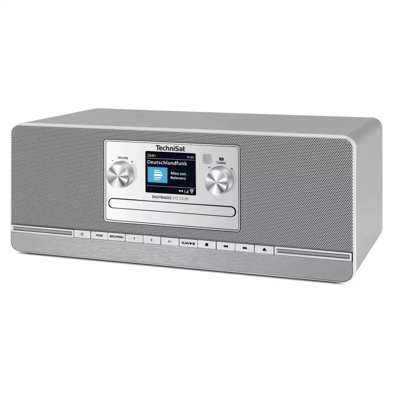 TechniSat DIGITRADIO 372 CD BT kuchenny analogowy i cyfrowy Antracyt, Srebrny