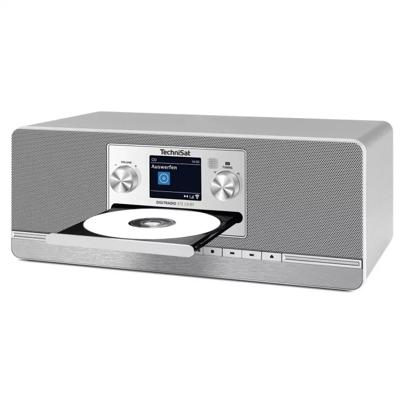 TechniSat DIGITRADIO 372 CD BT kuchenny analogowy i cyfrowy Antracyt, Srebrny