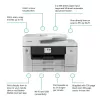 Wielofunkcyjna Drukarka Atramentowa Brother MFC-J6960DW — A3, 1200 x 4800 dpi, 31 stron/min, Wi‑Fi, Ethernet, Dupleks