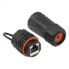 Good Connections złącze kabla krosowego Outdoor IP68 Kat. 6a RJ45 w pełni ekranowane czarne Good - Sieć