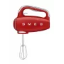 Mikser ręczny Smeg HMF01RDEU w stylu retro lat 50., czerwony