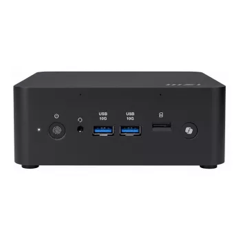 Mini PC MSI Cubi NUC AI+ 2MG-037AT kompaktowy desktop z procesorem Intel Core i9-288V, 32 GB RAM, 1 TB SSD, Windows 11 Pro, czarny
