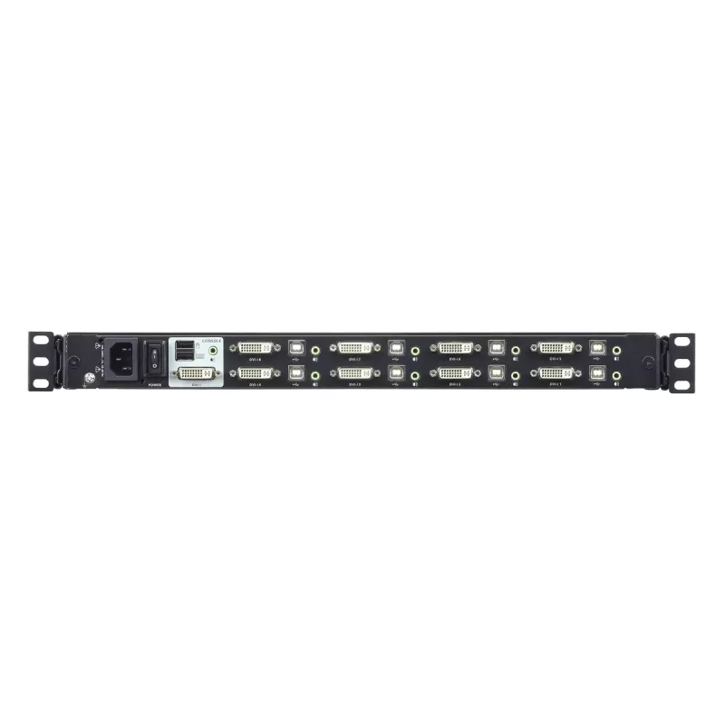 Przełącznik KVM ATEN 8-portowy 17,3 cala DVI Full HD LCD