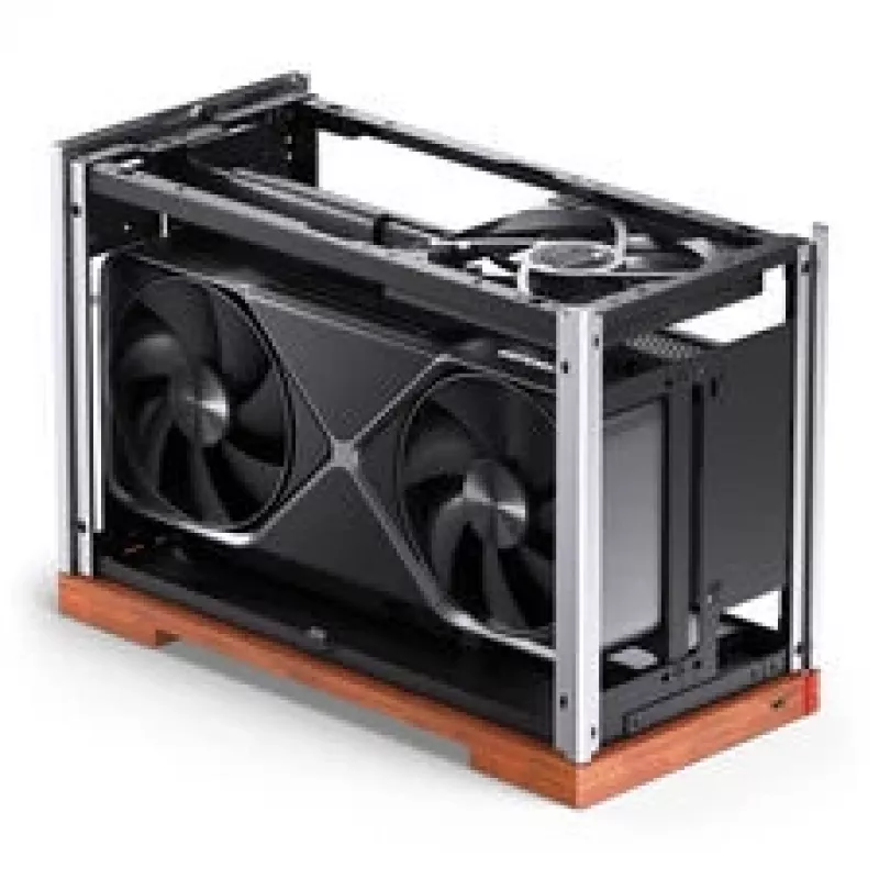 Jonsbo T9 Czarny PC-Enclosure Mini-Enclosure ITX PCIe 5.0 riser kabel - czarny (T9 Czarny PCIE 5.0)