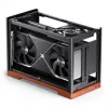 Jonsbo T9 srebrny PCIe 5.0 - Obudowa PC Mini ITX z riserem PCIe 5.0, czarna