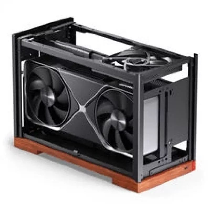 Jonsbo T9 srebrny PCIe 5.0 - Obudowa PC Mini ITX z riserem PCIe 5.0, czarna
