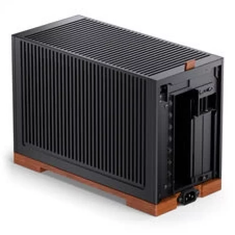 Jonsbo T9 srebrny PCIe 5.0 - Obudowa PC Mini ITX z riserem PCIe 5.0, czarna