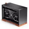 Jonsbo T9 srebrny PCIe 5.0 - Obudowa PC Mini ITX z riserem PCIe 5.0, czarna