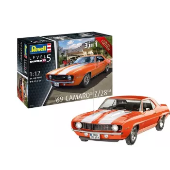 Plastikowy model 69 Chevy Camaro 1/12