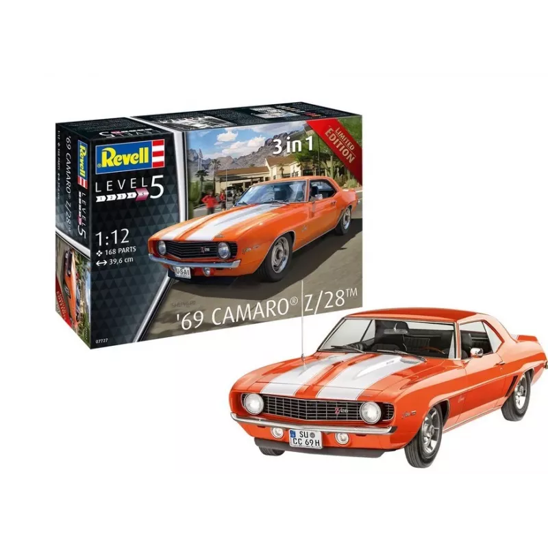 Plastikowy model 69 Chevy Camaro 1/12