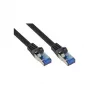 Alcasa 8060-SF100S Kabel sieciowy 10 m Cat6a S/FTP (S-STP) Czarny (8060-SF100S)