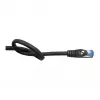 Alcasa 8060-SF100S Kabel sieciowy 10 m Cat6a S/FTP (S-STP) Czarny (8060-SF100S)