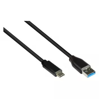Good Connections 2831-AC005S - 0,5 m - USB A - USB C - USB 3.2 Gen 2 (3.1 Gen 2) - 10000 Mbit/s - Czarny