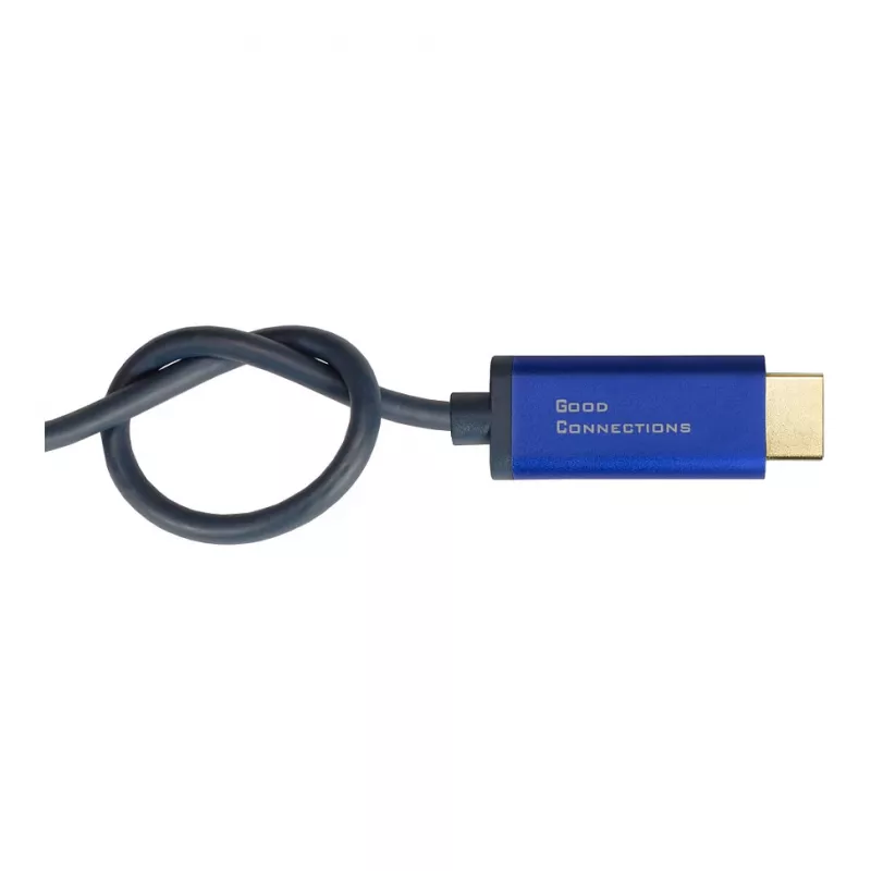 Alcasa 4860-SF010B Kabel-adapter wideo 1 m DisplayPort HDMI Niebieski (4860-SF010B)