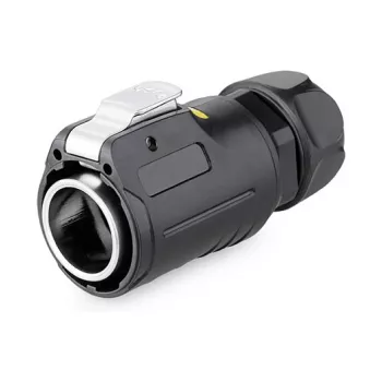 Alcasa S1 IC01-24R01 - RJ45 - Czarny - Męski/Żeński - prosty - Metal - żel krzemionkowy - cynk - IP65 - IP67 (IC01-24R01)