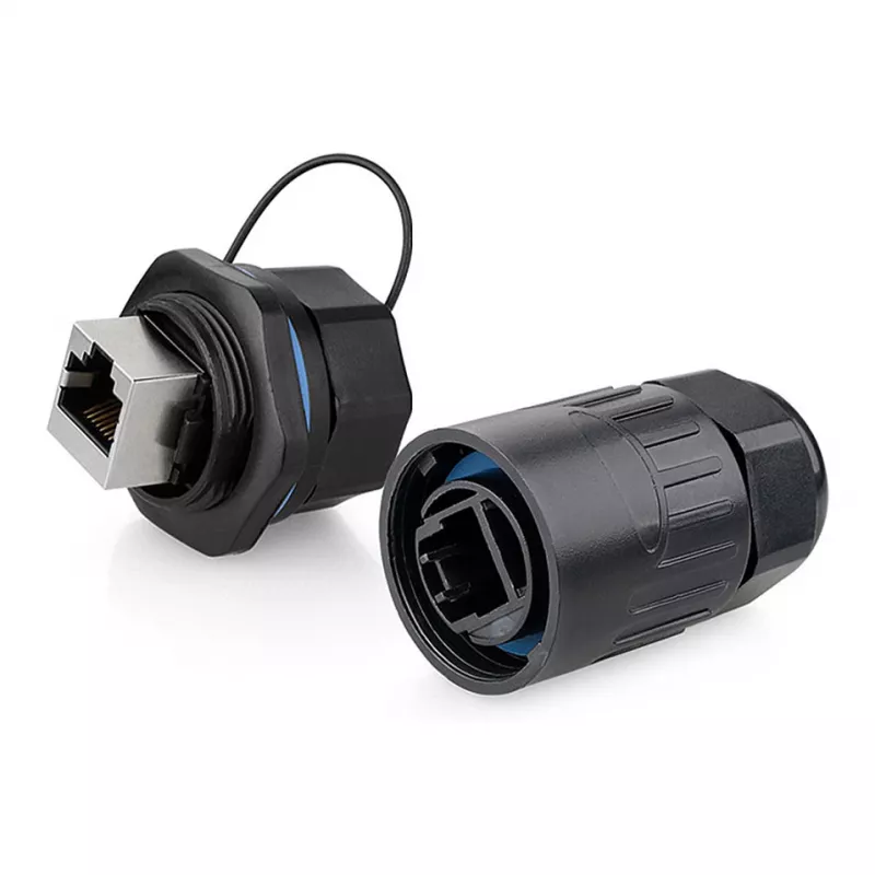 Alcasa IC06-R103 - RJ45 - Czarny - Miedź - Tworzywo sztuczne - Żel krzemionkowy - IP65 - IP67 - -40 - 80 °C (IC06-R103)