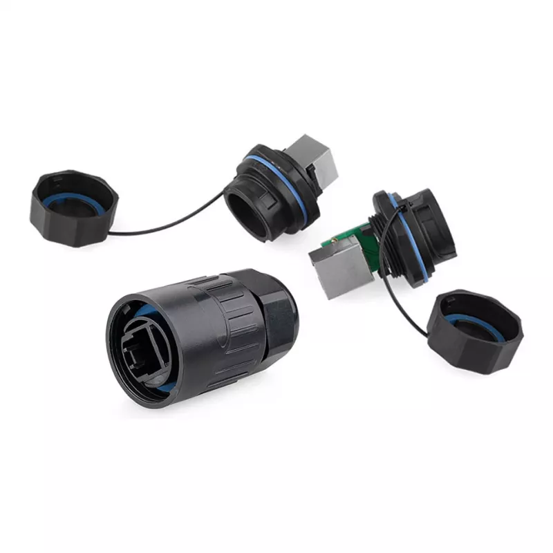 Alcasa IC06-R103 - RJ45 - Czarny - Miedź - Tworzywo sztuczne - Żel krzemionkowy - IP65 - IP67 - -40 - 80 °C (IC06-R103)