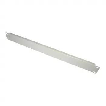 Good Connections Rack – pusta półka do szafy rack – jasnoszary, RAL 7035 – 1U – 48,3 cm (19)