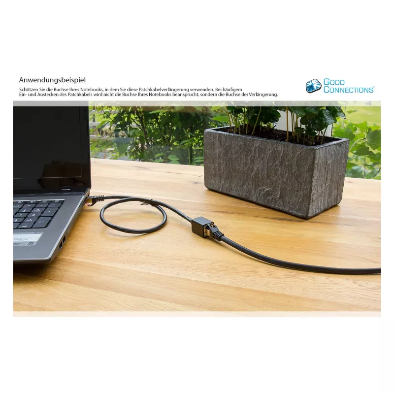 Goodconnections 8070VR-005S Czarny kabel krosowy Ethernet