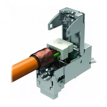 EasyLan CKFAK001 - Nadajnik i odbiornik sieciowy - Kat. 6a - 10, 100, 10000 Mbit/s - IP20 - Srebrny - -40 – 70 °C