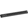Listwa zasilająca Bachmann CONNECTUS 12x gniazda CEE7/3 z 1x włącznikiem, kabel 2,0 m, wtyczka CEE7/7, czarna