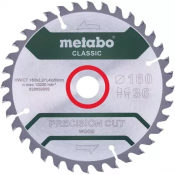 Tarcza do pilarki tarczowej Metabo 628659000 16 cm otwór 2 cm 1 szt.