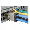 METZ CONNECT pro - Netzwerkanschluss - RJ-45 (M) - abgeschirmt - CAT 8,1 - IEEE 802,3bq - Blau (130H405032-E)
