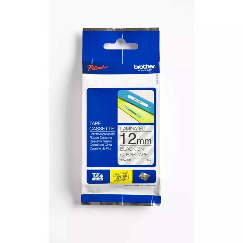 Taśma do etykietowania Brother TZE-231 Czarny na białym