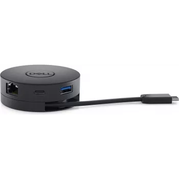 Dell Mobile Adapter DA300 - stacja dokująca - USB-C - VGA - 1GbE - dla Latitude 3390 2-in-1, 5290, 5290 2-in-1, 5490, 5590, 7290, 7390, 7490 (470-ACWN)
