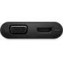 DELL USB-C - HDMI / VGA / Ethernet / USB 3.0 - Czarny - Przewodowy - USB 3.2 Gen 1 (3.1 Gen 1) Type-C - 10,100,1000 Mbit/s - Czarny - 1920 x 1080 pikseli - Dell (DA200)