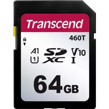 Transcend TS64GSDC460T-VS1 Karta SD Retail 64 GB (TS64GSDC460T-VS1)