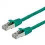 VALUE S/FTP-(PiMF-)kabel krosowy Cat.6, LSOH, Zielony, 2m (21.99.1243)