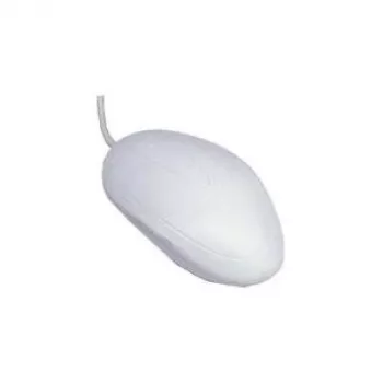 Seal Shield Waterproof - Mysz - optyczna - 5 przycisków - przewodowa - PS/2, USB - biała (SSWM3)