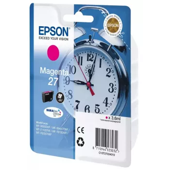 Wkład atramentowy Epson DURABrite Ultra C13T27034010 magenta, na bazie pigmentu, 1 szt.