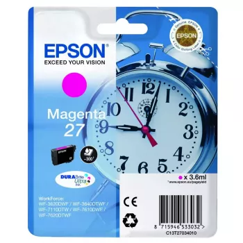 Wkład atramentowy Epson DURABrite Ultra C13T27034010 magenta, na bazie pigmentu, 1 szt.